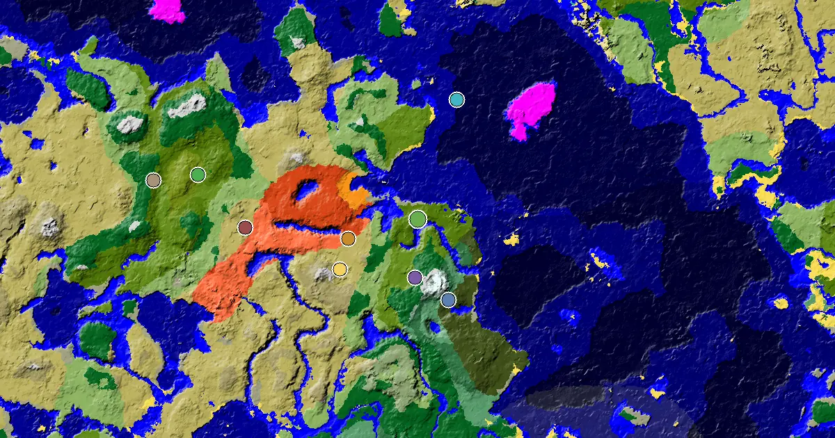 Jungle Spawn — a Woodland Mansion Nearby — biome and structure map