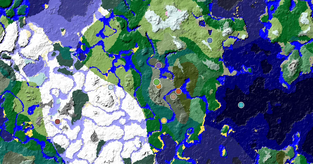 a Woodland Mansion Nearby Near a Old Growth Spruce Taiga Spawn — biome and structure map