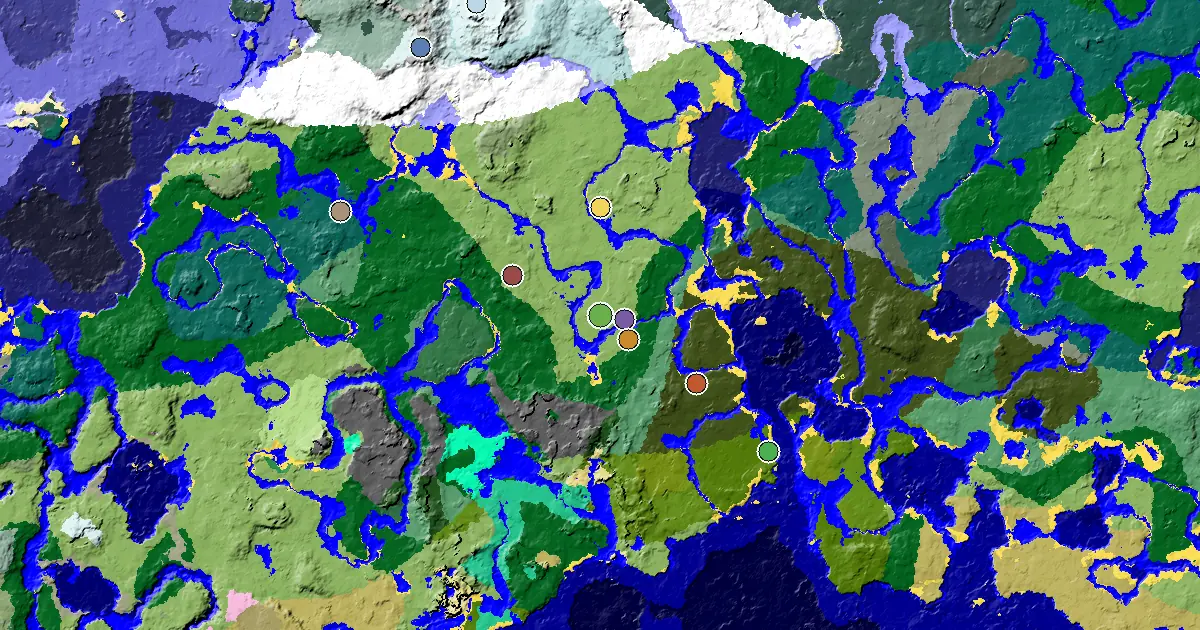 Plains Seed With a Woodland Mansion Nearby — biome and structure map
