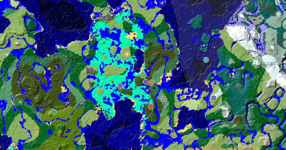 Minecraft Swamp Seed: a Mansion Within Reach — biome and structure map