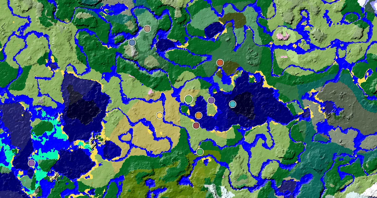 a Mansion Within Reach Near a Plains Spawn — biome and structure map