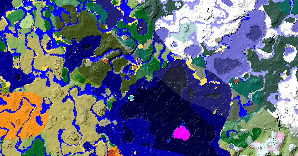 a Mansion Within Reach Near a Birch Forest Spawn — biome and structure map