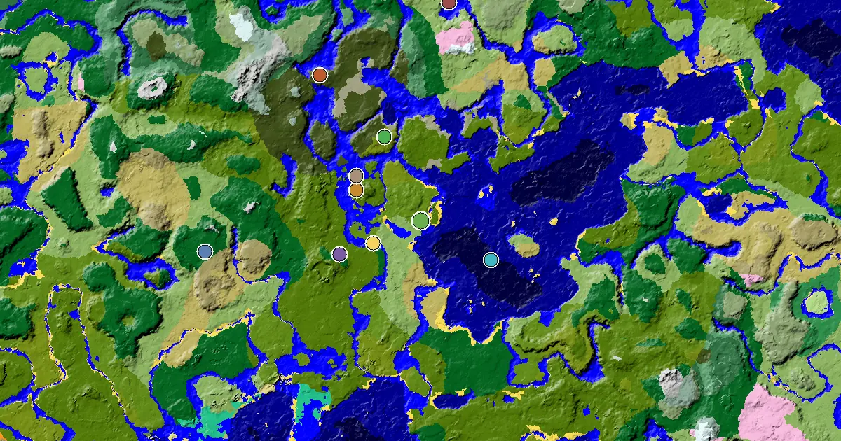a Mansion Within Reach Near a Sparse Jungle Spawn — biome and structure map