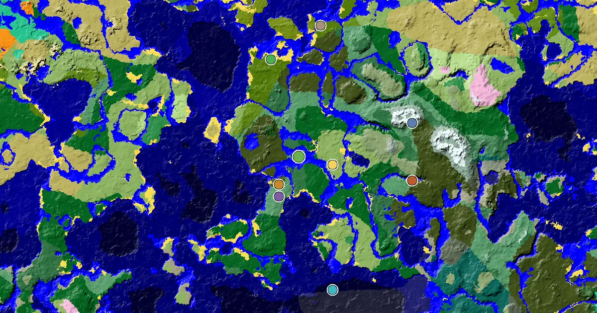 Minecraft Old Growth Birch Forest Seed: a Mansion Within Reach — biome and structure map