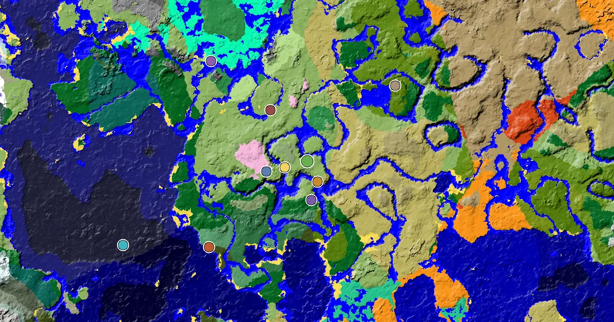 Minecraft Plains Seed: an Ancient City Under Spawn — biome and structure map