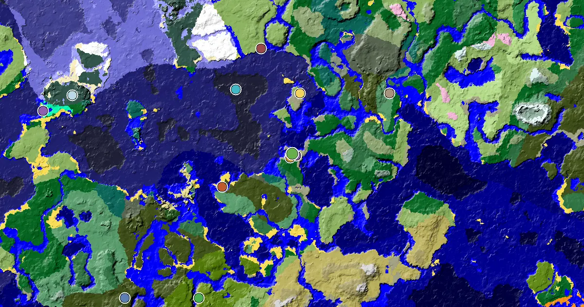 Forest Spawn — a Trial Chamber by Spawn — biome and structure map