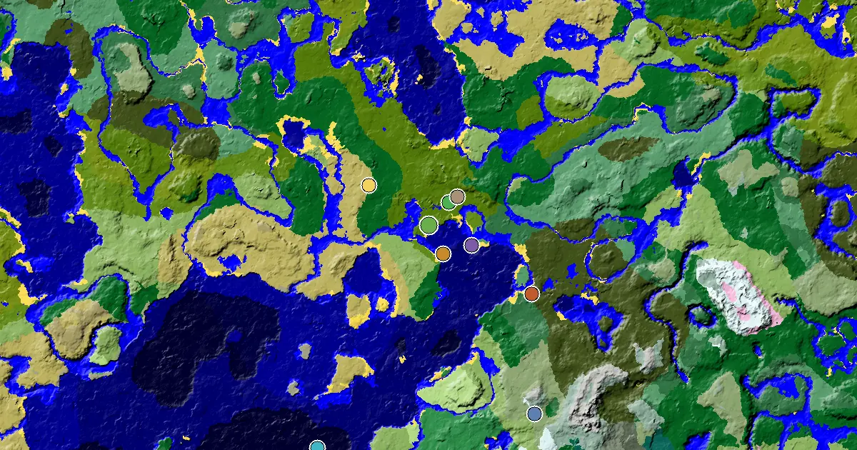 a Mansion Within Reach Near a Jungle Spawn — biome and structure map