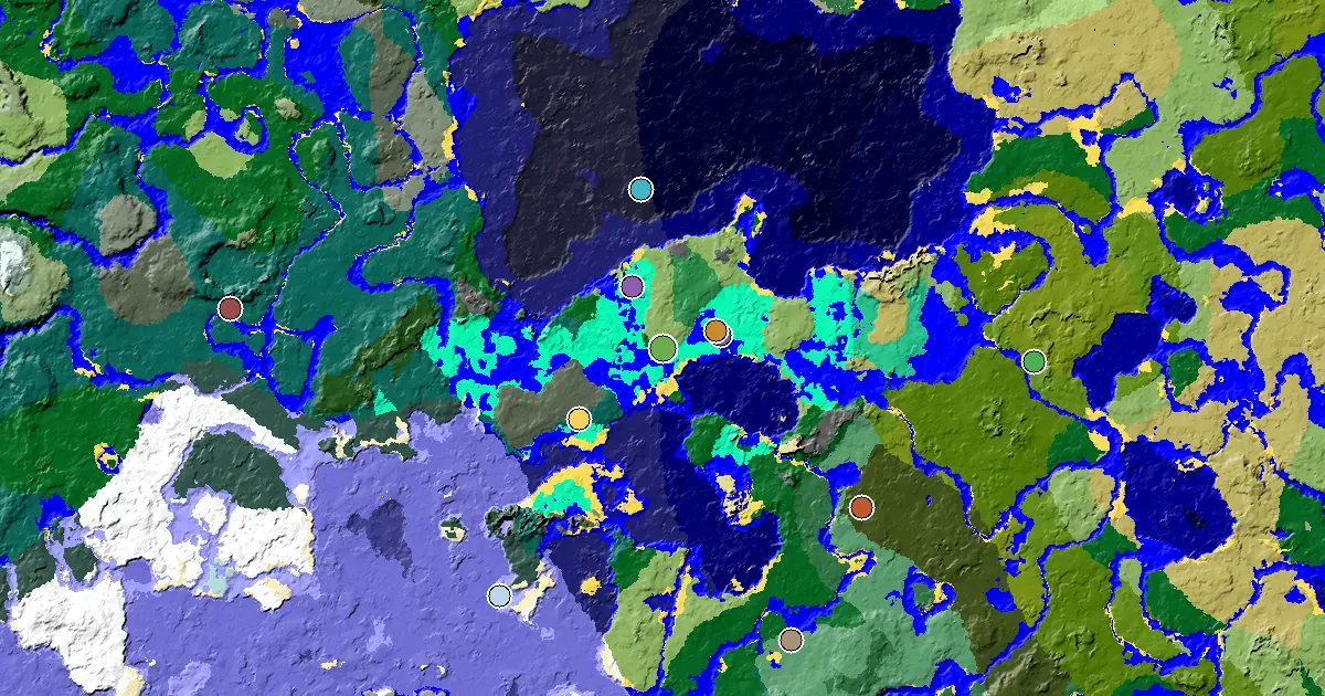 Plains Spawn — a Mansion Within Reach — biome and structure map