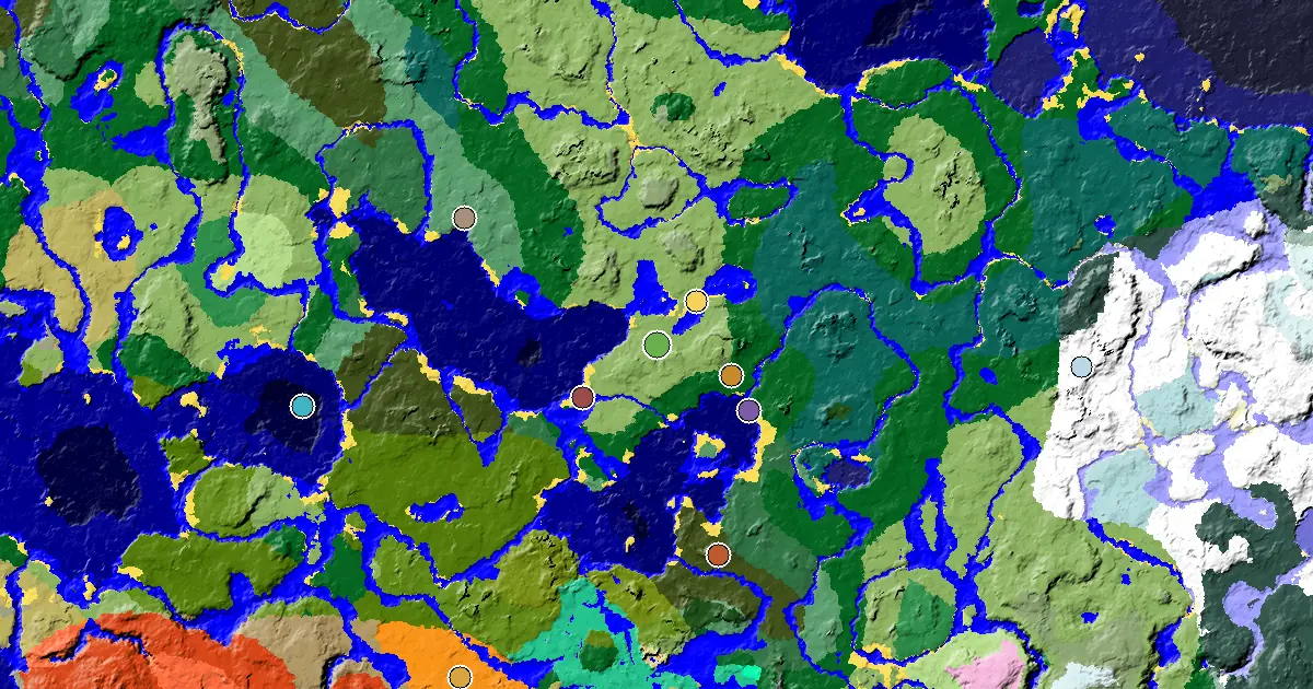 Plains Spawn — a Mansion Within Reach — biome and structure map