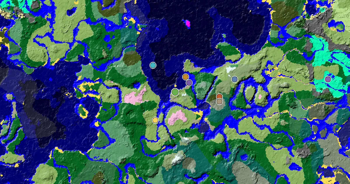 a Mansion Within Reach Near a Plains Spawn — biome and structure map