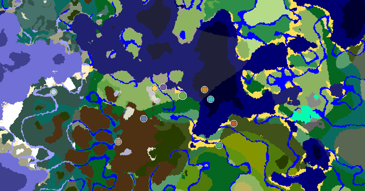 a Mansion Within Reach Near a Plains Spawn — biome and structure map