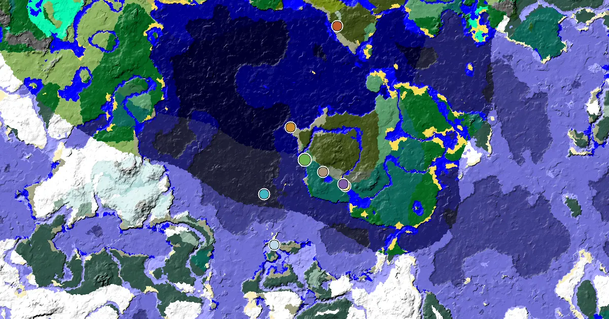 a Mansion Within Reach Near a Stony Shore Spawn — biome and structure map
