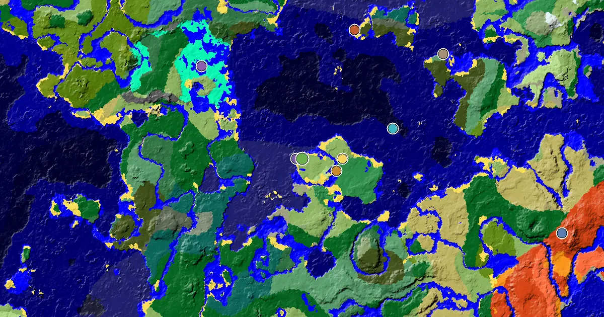 Minecraft Plains Seed: a Mansion Within Reach — biome and structure map
