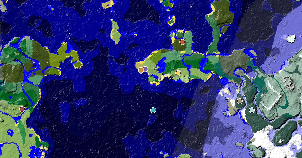 Jungle Spawn — a Mansion Within Reach — biome and structure map