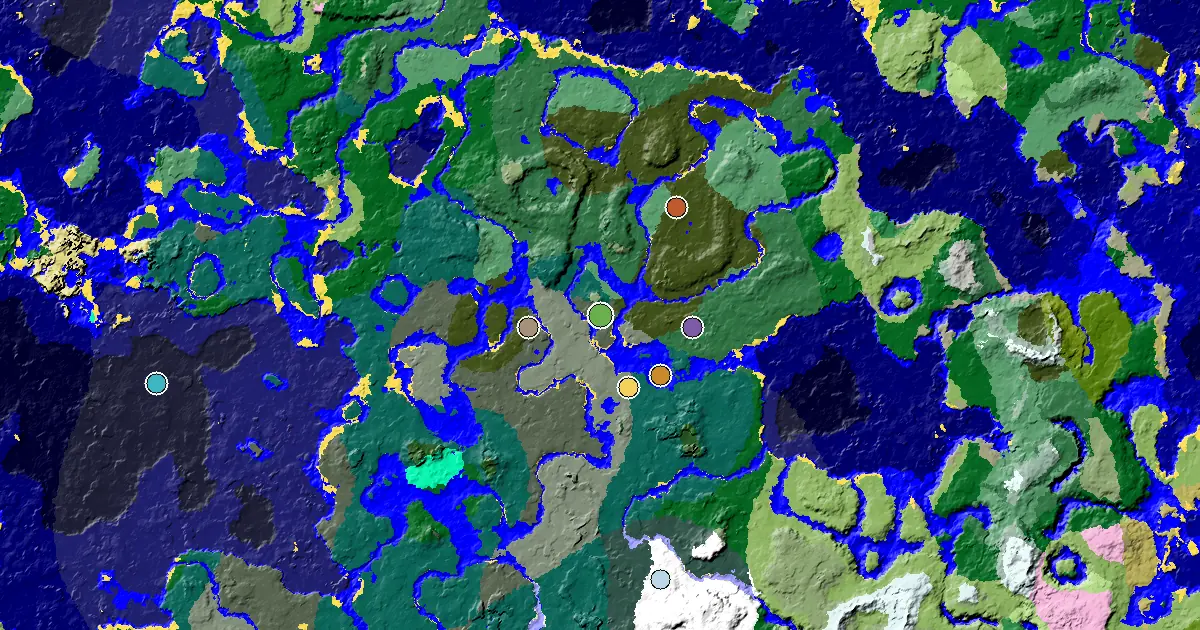 Old Growth Pine Taiga Spawn — a Mansion Within Reach — biome and structure map