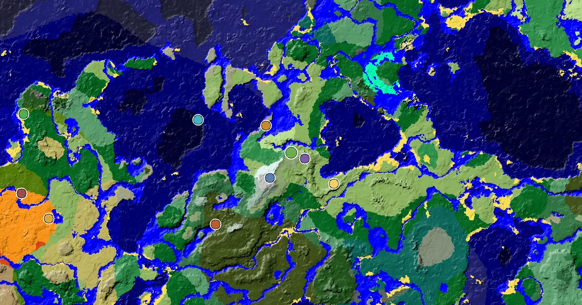 an Ancient City Under Spawn Near a Plains Spawn — biome and structure map