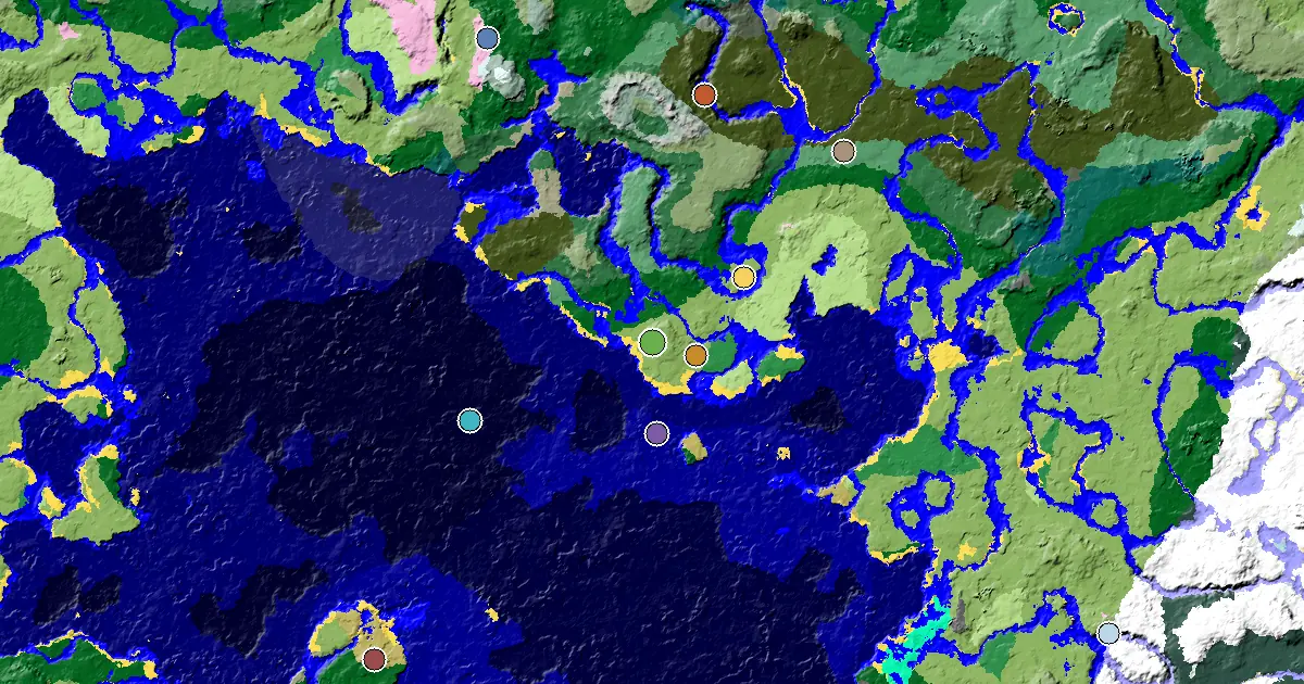a Mansion Within Reach Near a Plains Spawn — biome and structure map