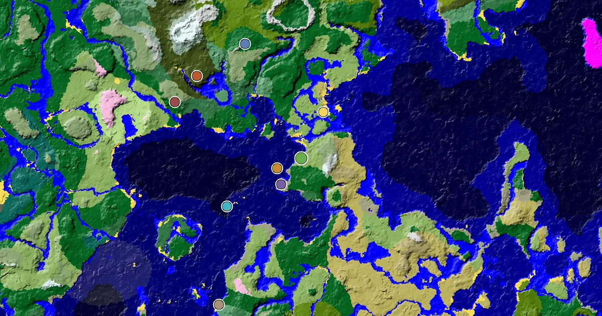 Plains Seed With a Mansion Within Reach — biome and structure map