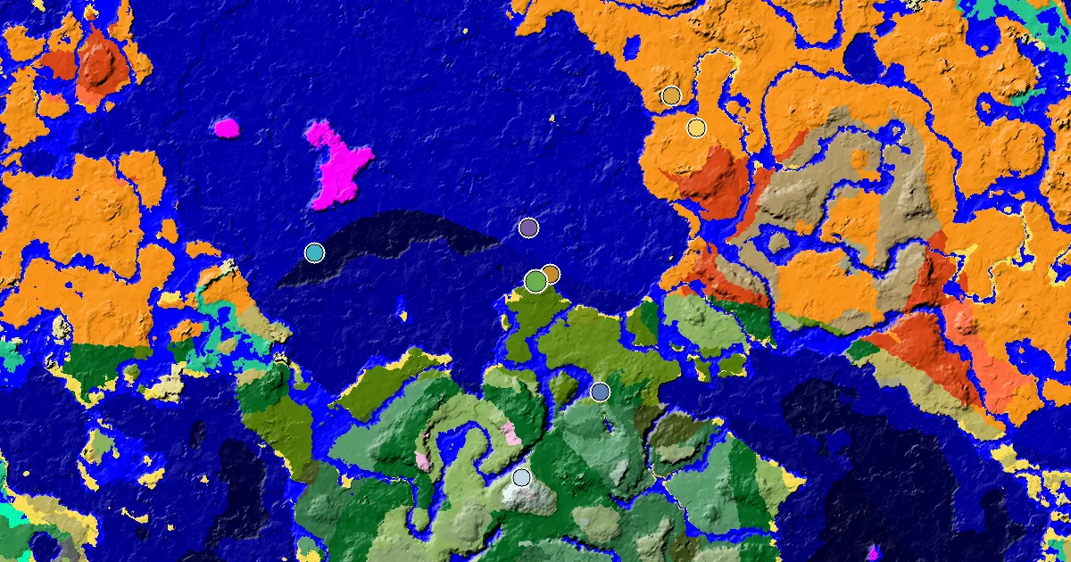 a Trial Chamber by Spawn Near a Jungle Spawn — biome and structure map