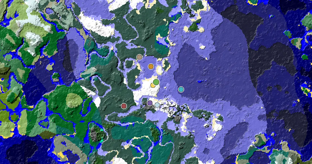 Snowy Plains Seed With a Village at Spawn