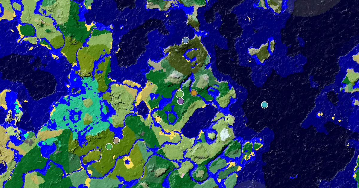Forest Seed With a Village Close to Spawn