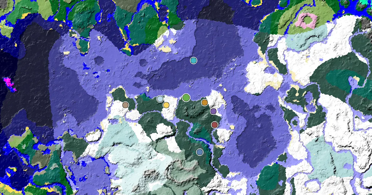 a Village Close to Spawn Near a Snowy Taiga Spawn