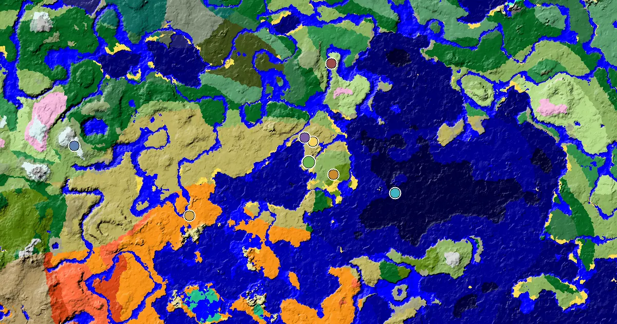 Savanna Seed With a Village Beside Spawn