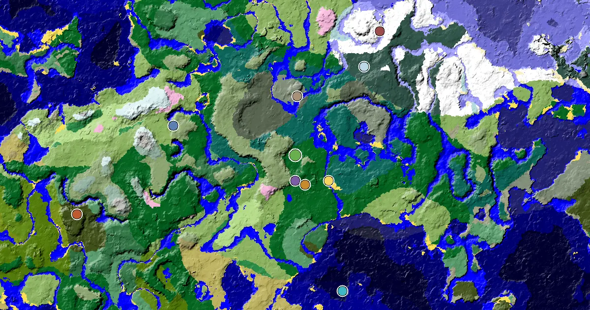 a Village Close to Spawn Near a Forest Spawn