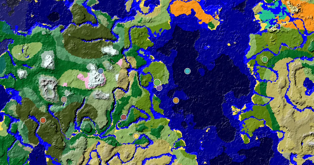 Sparse Jungle Spawn — Great Structures Nearby