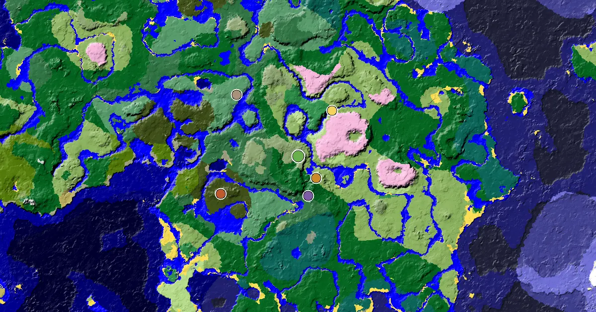 Minecraft 草甸種子:林地府邸不遠