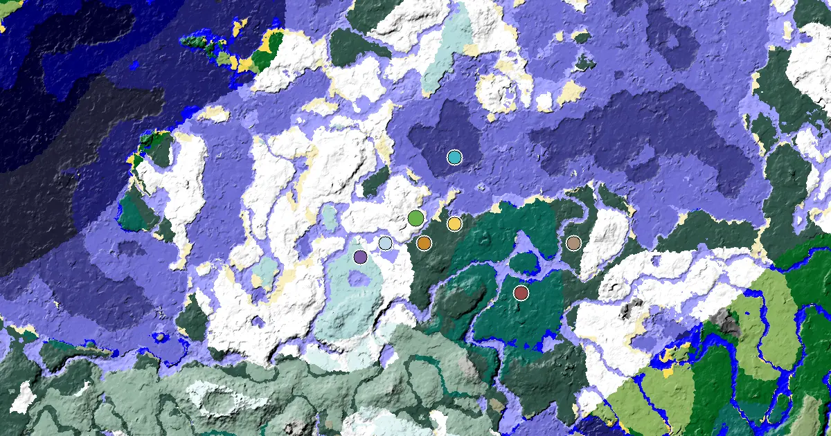 Snowy Plains Seed With a Village Close to Spawn