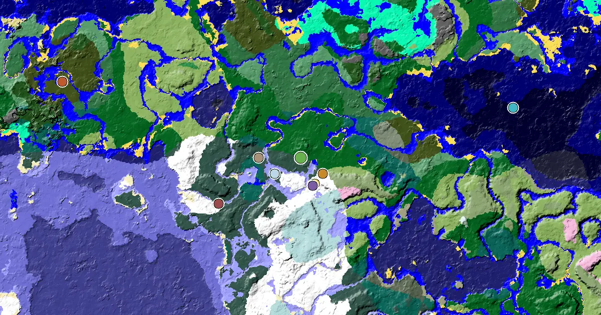Forest Seed With a Village Close to Spawn