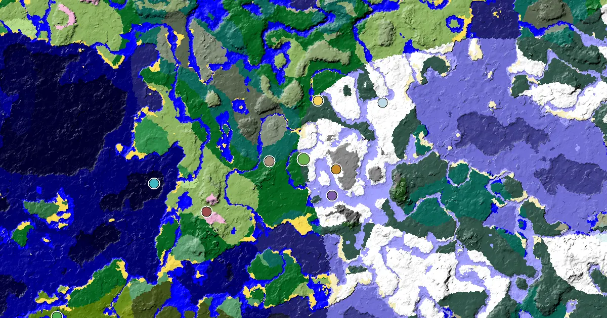 a Village Close to Spawn Near a Snowy Taiga Spawn