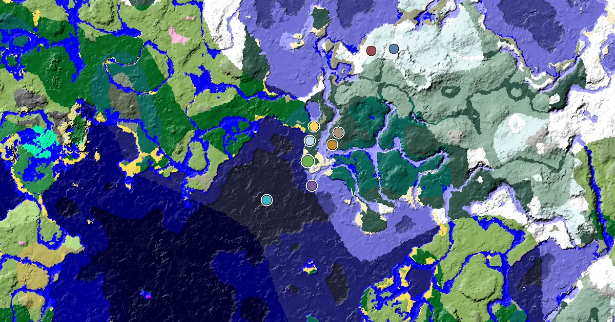 村莊離出生點很近,就在積雪針葉林出生點