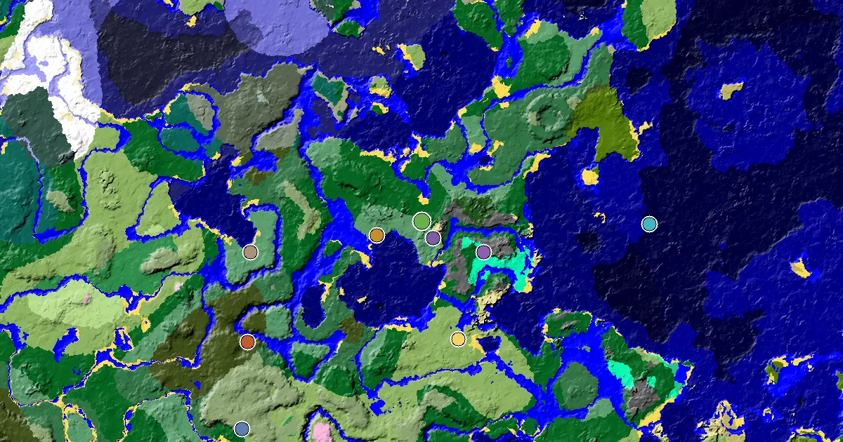 Great Structures Nearby Near a Old Growth Birch Forest Spawn