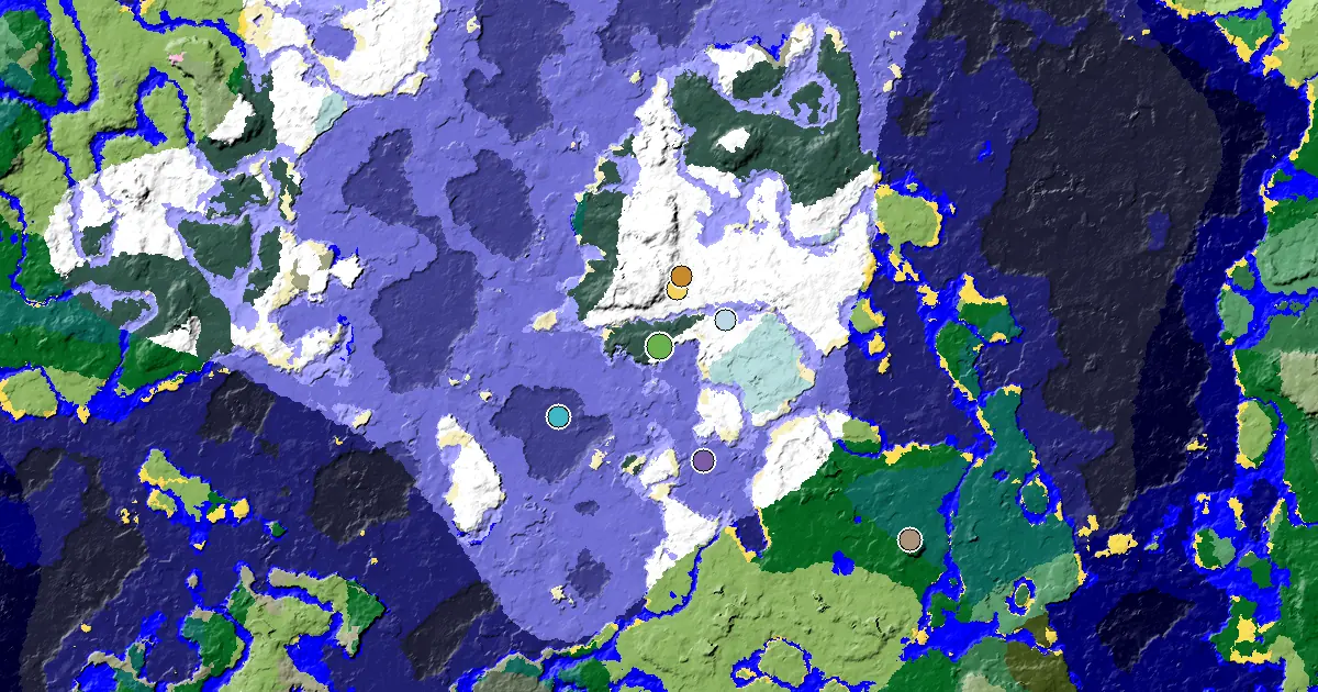 村莊離出生點很近,就在積雪針葉林出生點