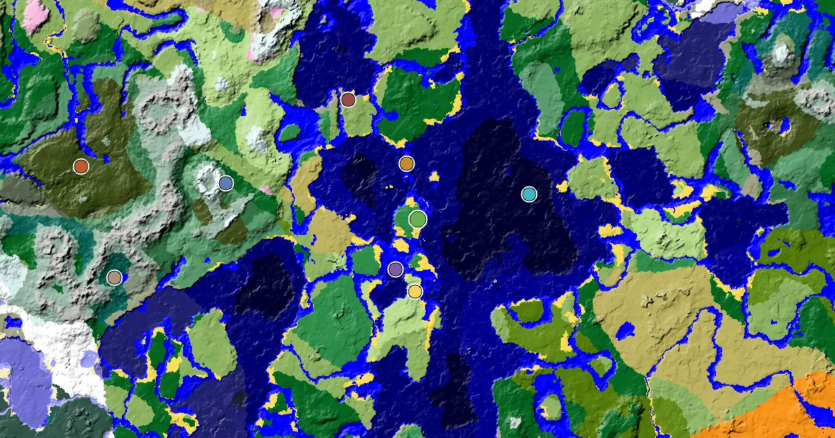 Flower Forest Seed With a Village Close to Spawn
