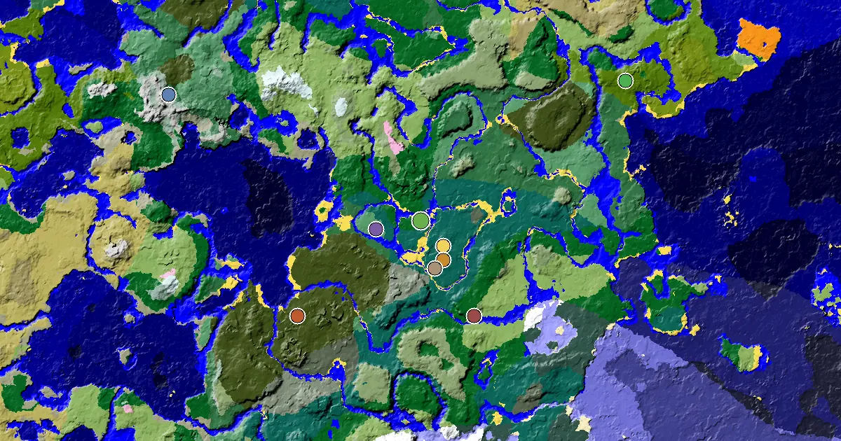 Forest Seed With a Village Beside Spawn