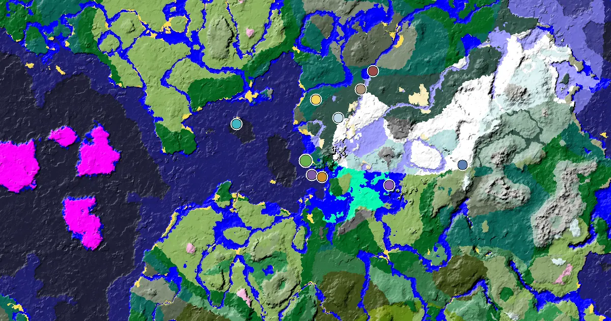 Beach Seed With a Village Close to Spawn