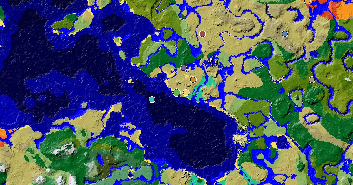 Savanna Seed With a Village Beside Spawn