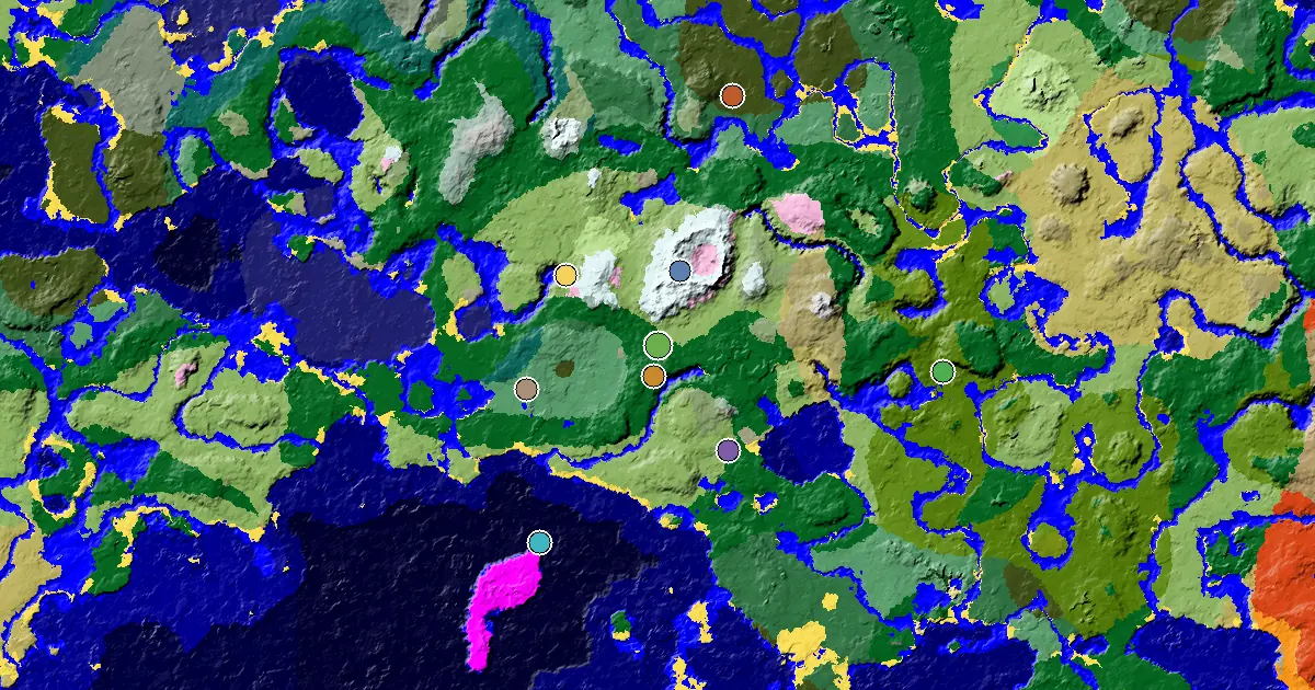 Forest Seed With an Ancient City Under Spawn