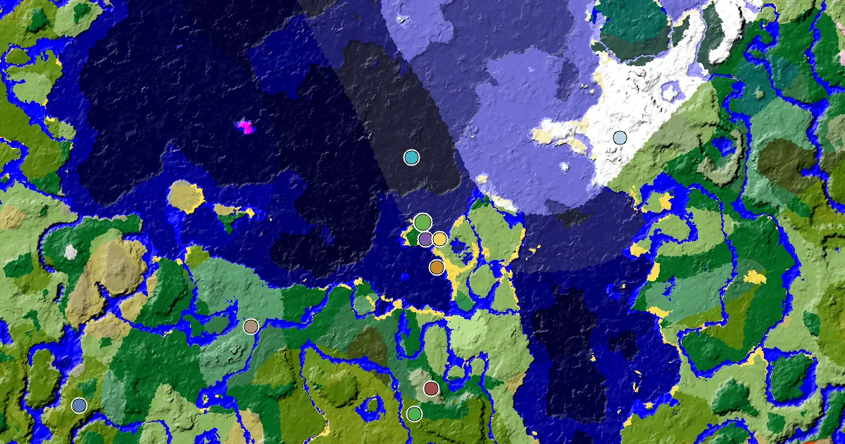 a Village Beside Spawn Near a Forest Spawn