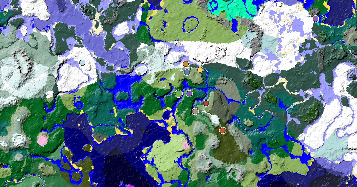 Forest Seed With an Ancient City Under Spawn