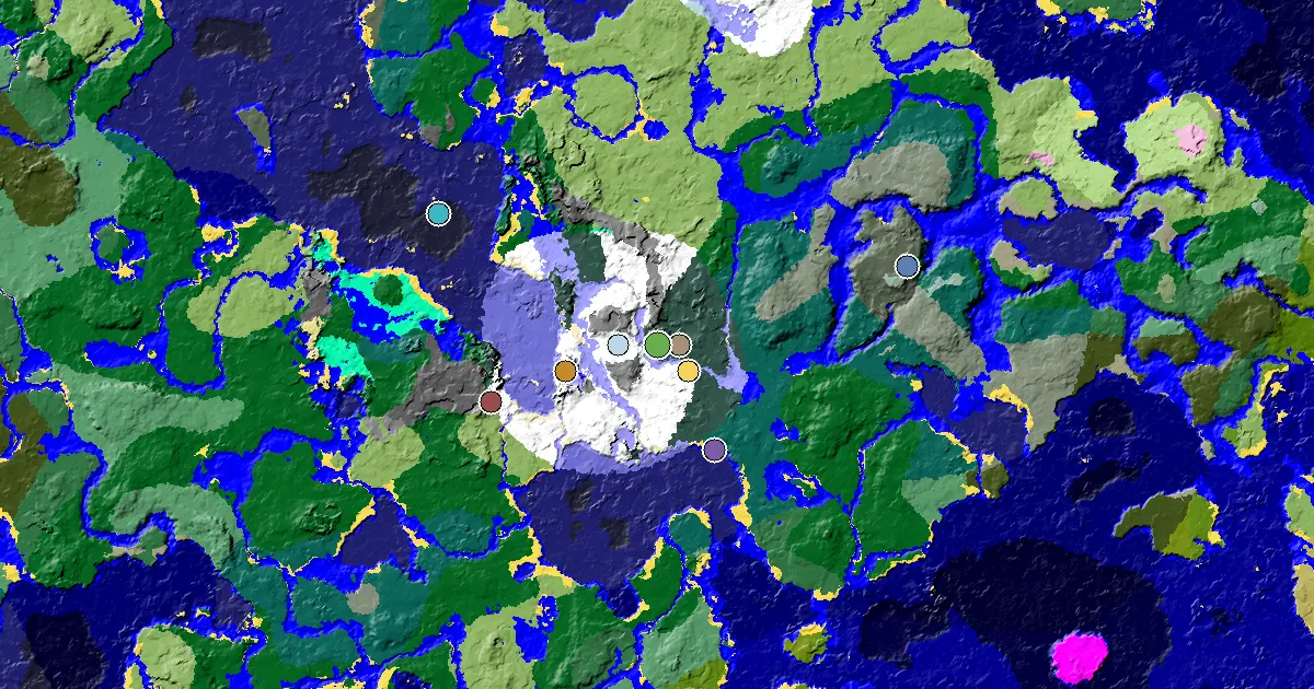 a Village Beside Spawn Near a Windswept Hills Spawn