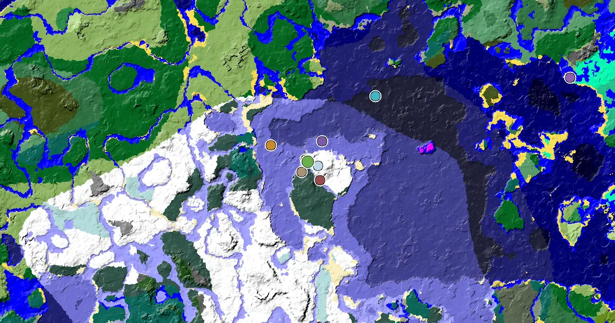 Snowy Plains Seed With a Village at Spawn