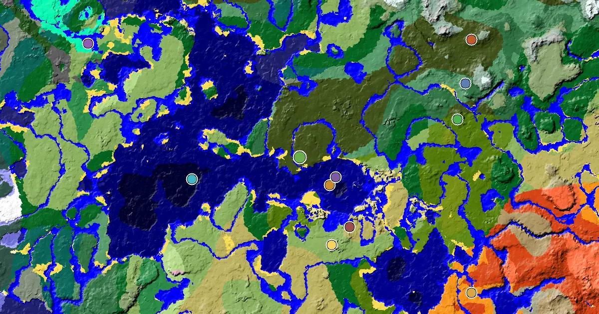 Dark Forest Seed With Great Structures Nearby