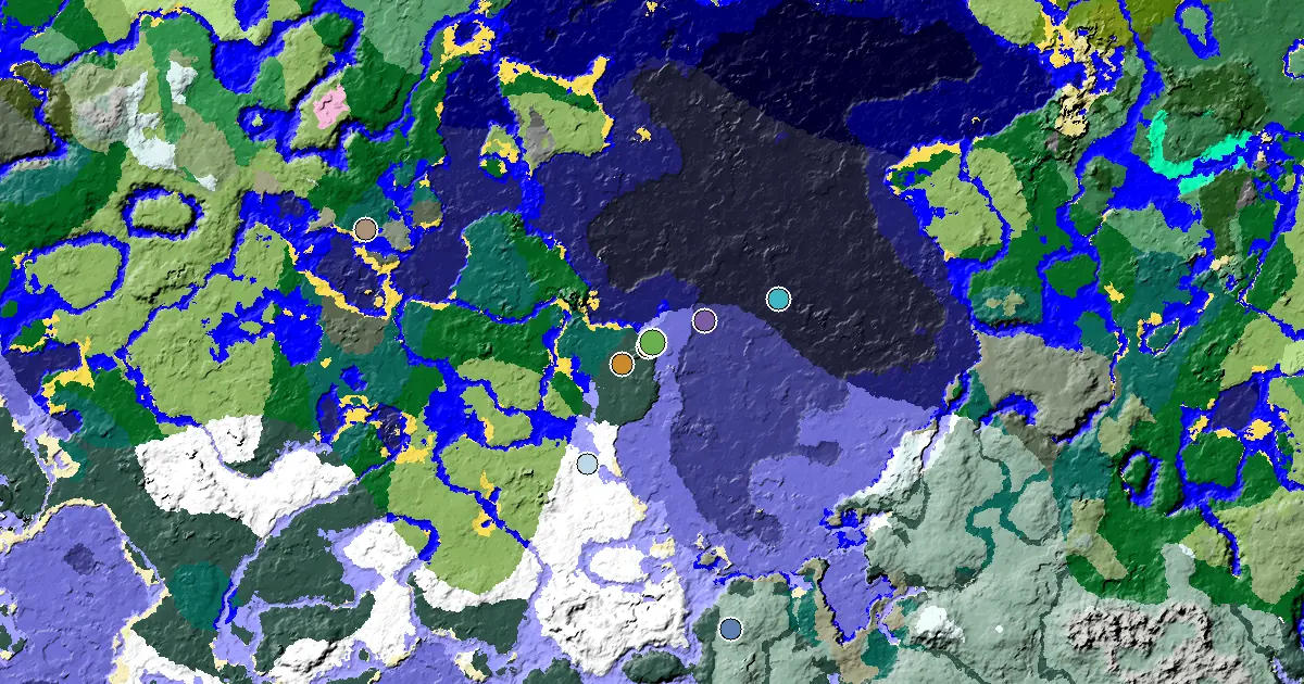 a Village at Spawn Near a Snowy Taiga Spawn