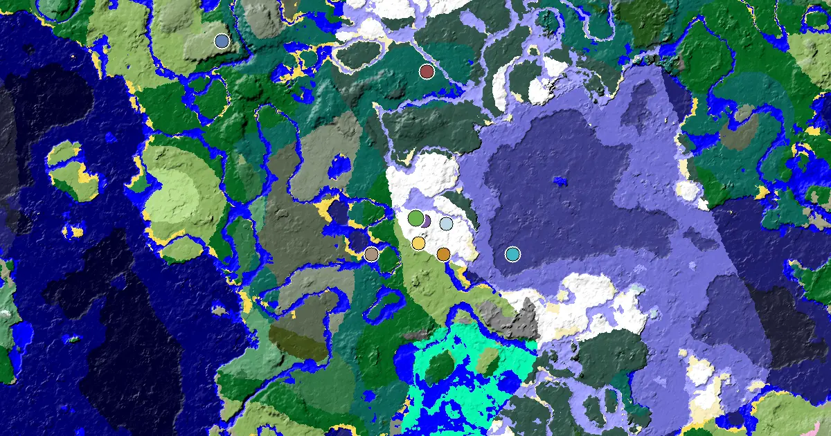 Snowy Plains Spawn — a Village Beside Spawn
