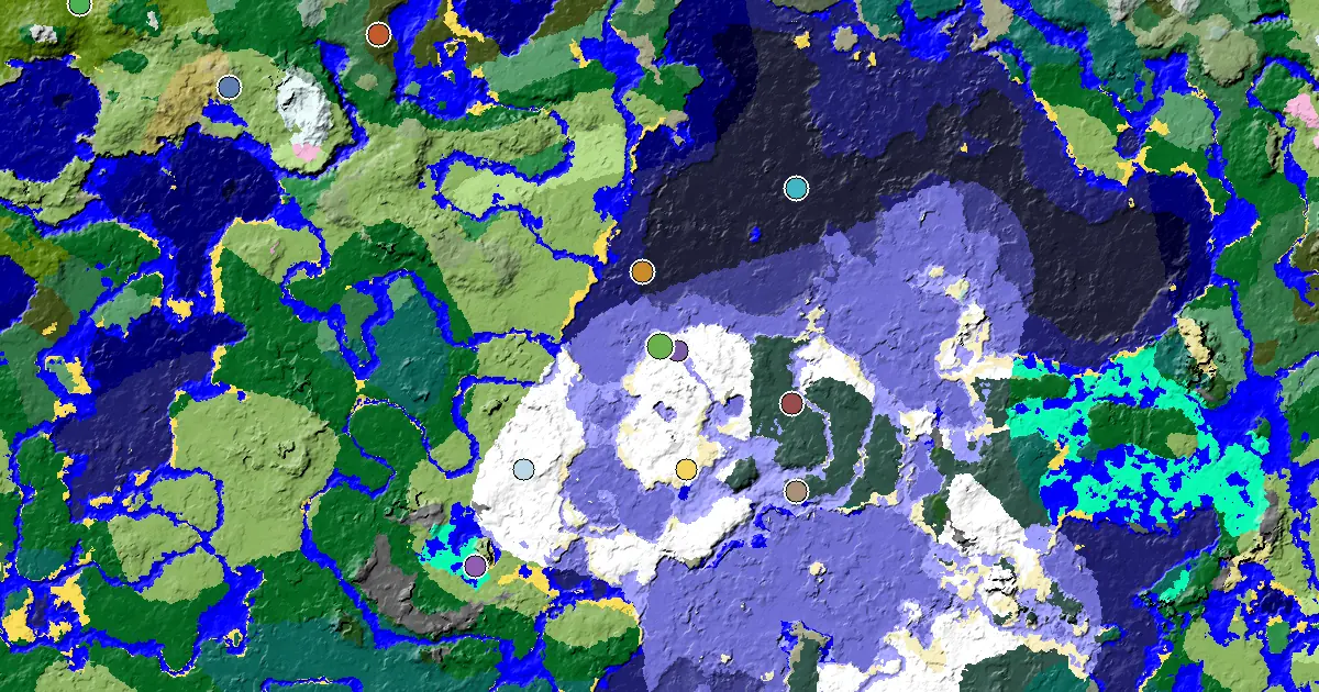 a Village Close to Spawn Near a Snowy Plains Spawn