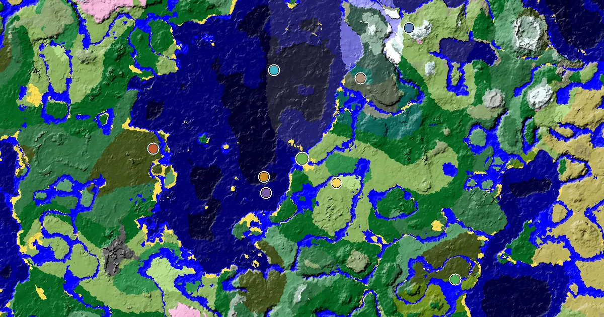 Minecraft 沙灘種子:林地府邸不遠